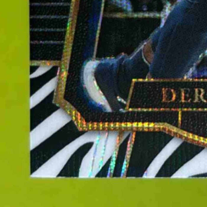 2017-18 Panini Select Derrick Favors Zebra Prizms #193 Premier Level Utah Jazz - Sports Cards
