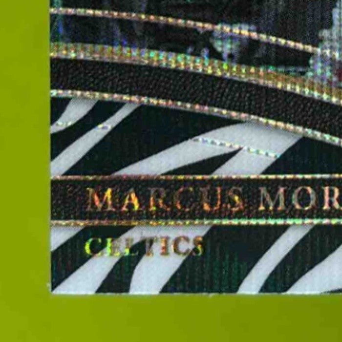 2017-18 Panini Select Marcus Morris Zebra Prizms #260 Courtside Boston Celtics - Sports Cards