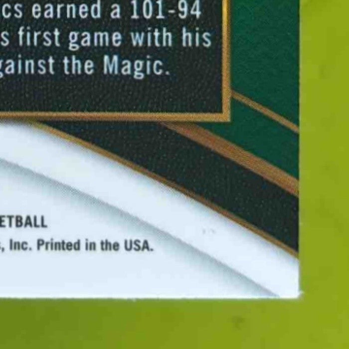 2017-18 Panini Select Marcus Morris Zebra Prizms #260 Courtside Boston Celtics - Sports Cards