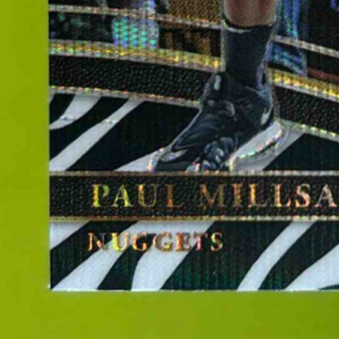 2017-18 Panini Select Paul Millsap Zebra Prizms #278 Courtside Denver Nuggets - Sports Cards