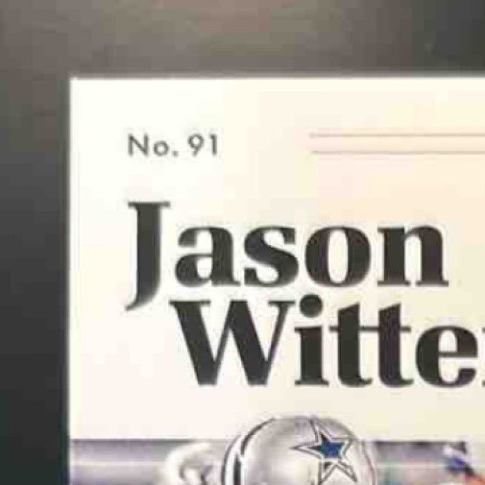 2017 Panini Encased Jason Witten #91 Dallas Cowboys - Sports Cards