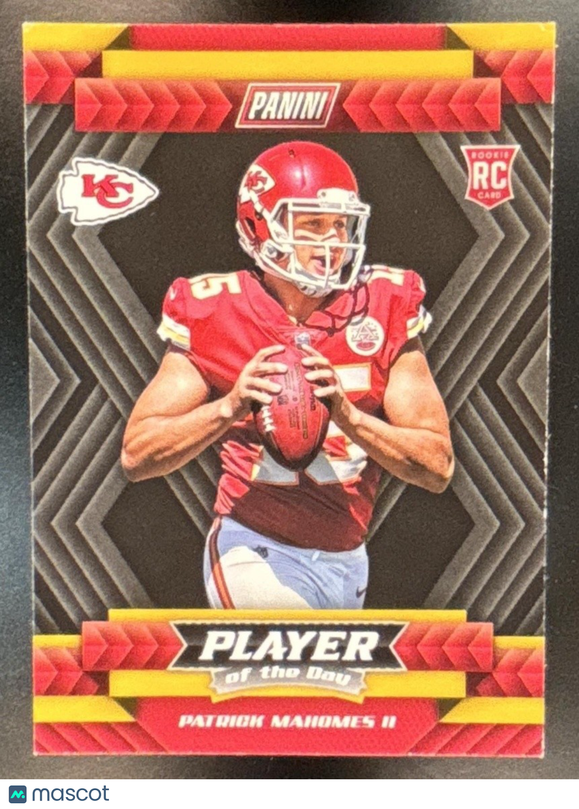 2017 Panini Player of the Day Patrick Mahomes Rookies #R4 RC Kansas City Chiefs - Sports Cards