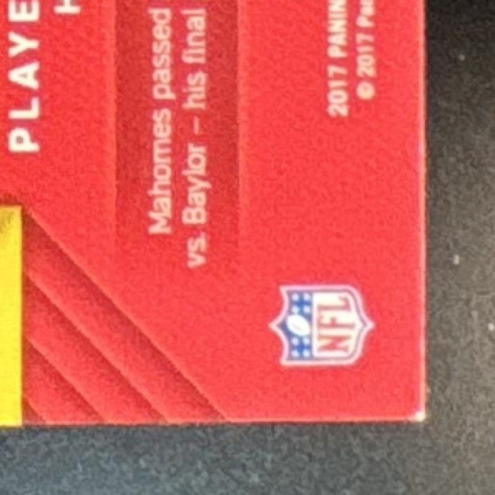 2017 Panini Player of the Day Patrick Mahomes Rookies #R4 RC Kansas City Chiefs - Sports Cards
