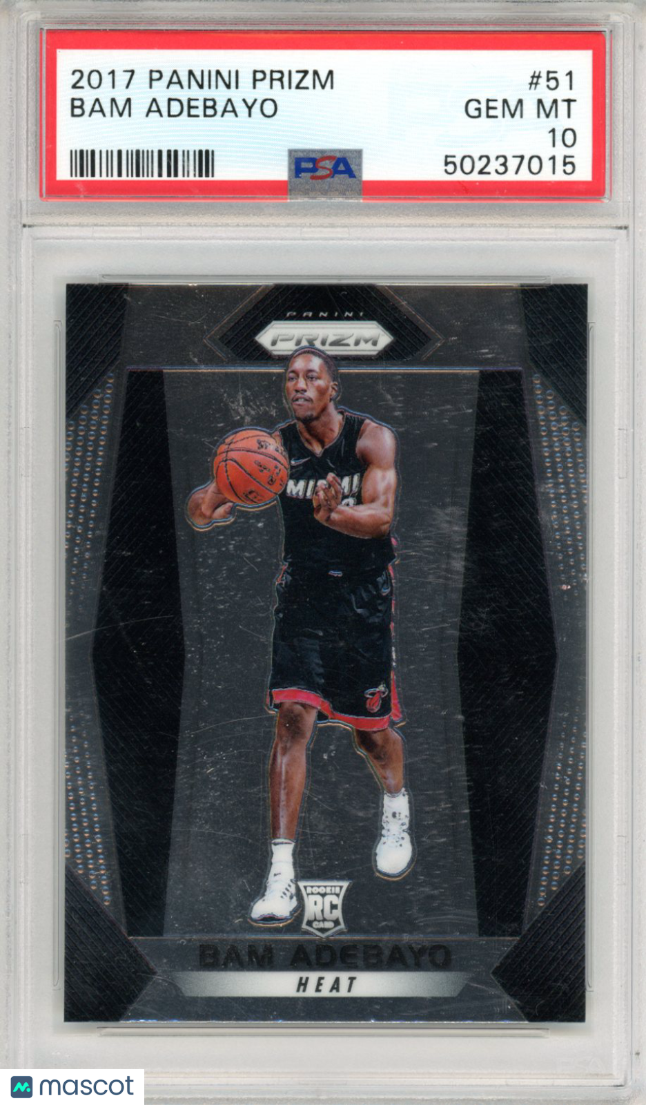 2017 Panini Prizm Bam Adebayo #51 PSA 10 - Graded Sports Cards