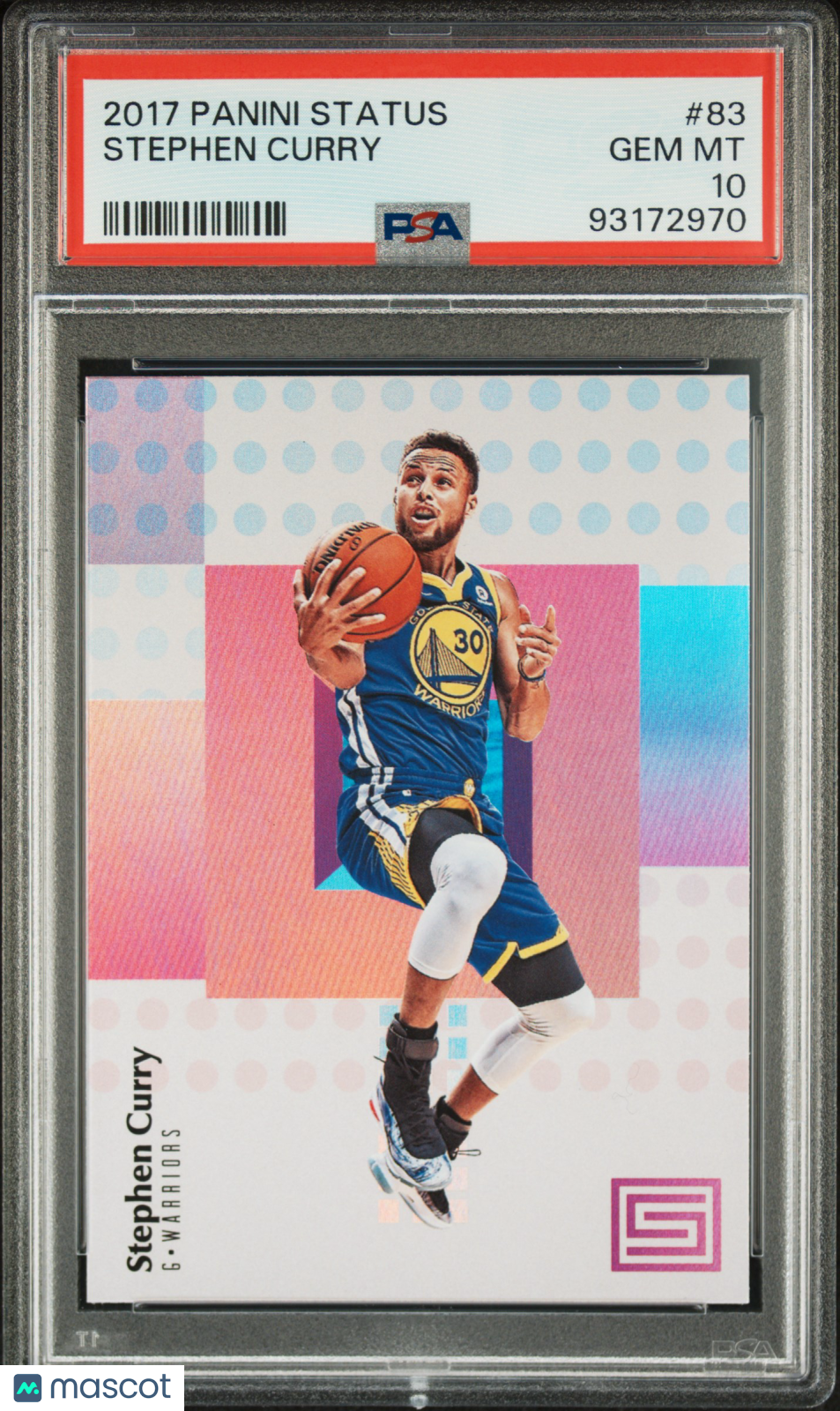 2017 Panini Status Stephen Curry #83 PSA 10 GEM MINT Golden State Warriors - Graded Sports Cards