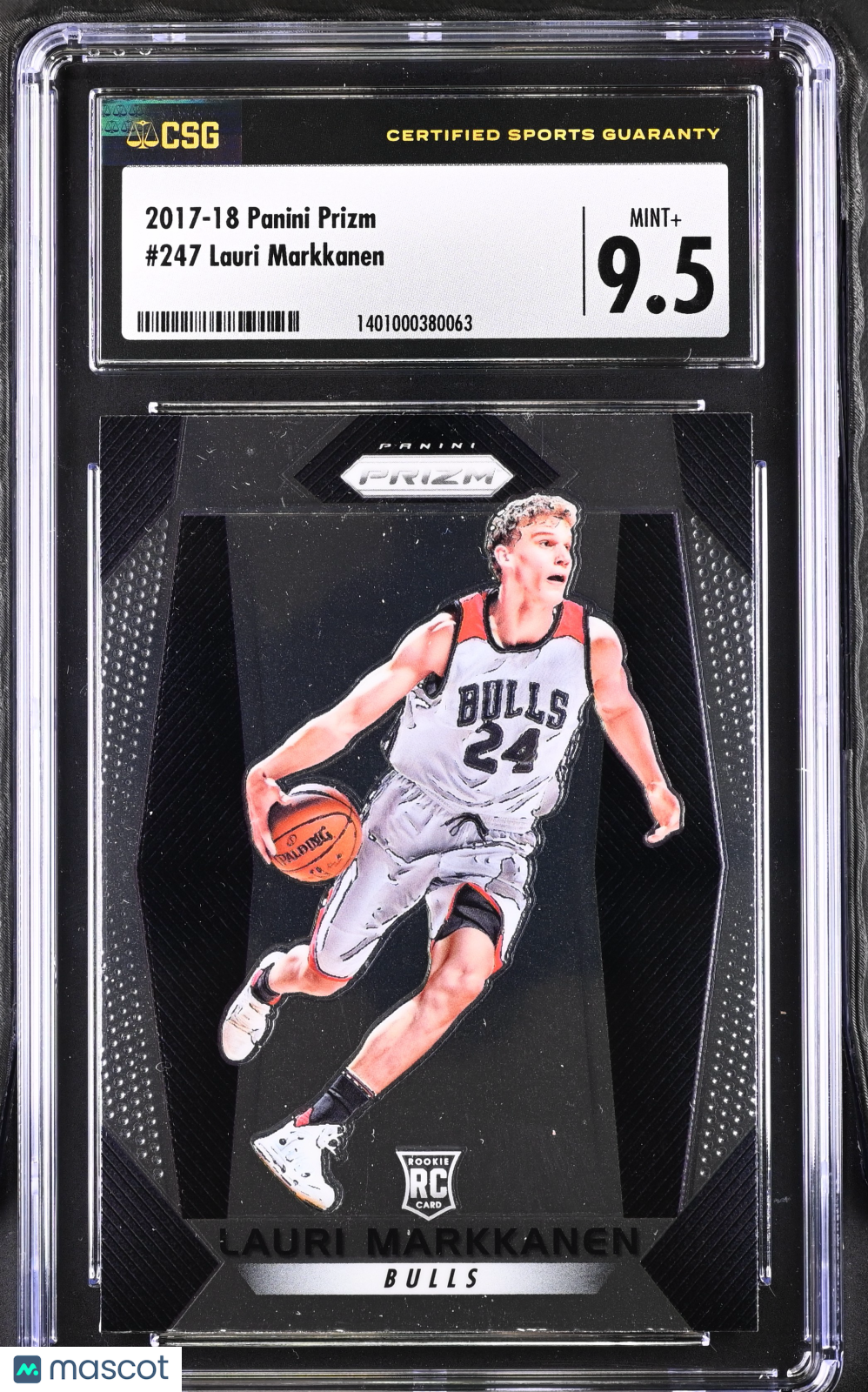2017 Prizm Lauri Markkanen #247 CGC 9.5 - Graded Sports Cards