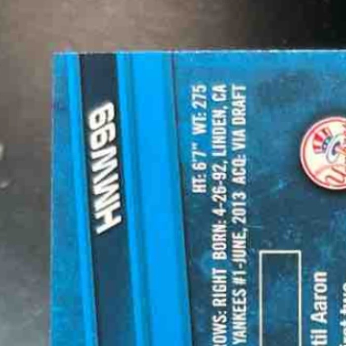 2017 Topps Holiday Aaron Judge #HMW99 RC New York Yankees - Sports Cards