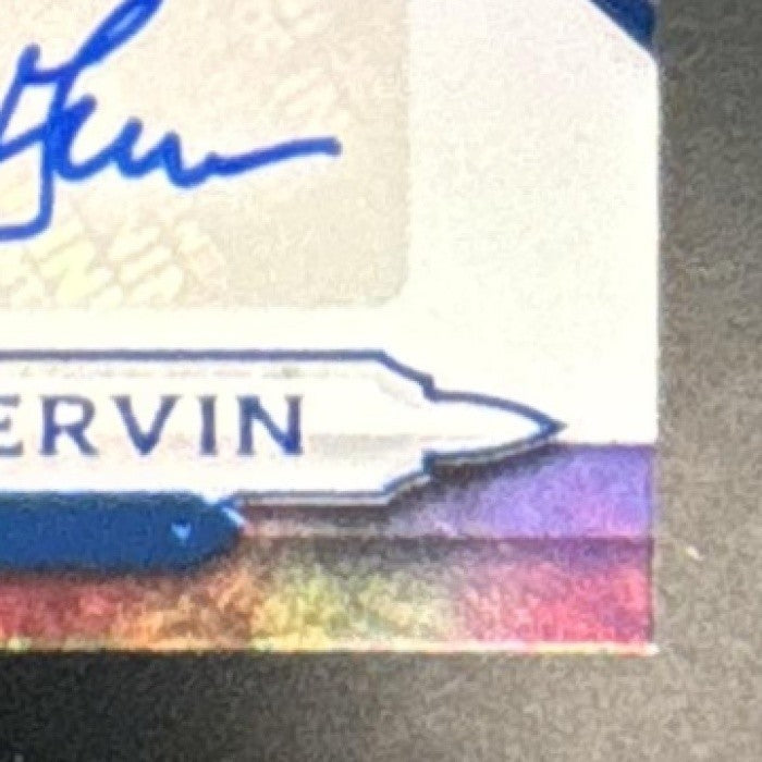 2018-19 Panini Crown Royale George Gervin Auto Blue /35 San Antonio Spurs - Sports Cards