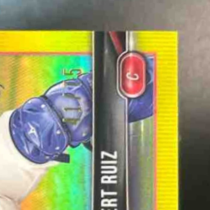 2018 Bowman Keibert Ruiz Chrome Prospects Yellow /75 #BCP79 Los Angeles Dodgers - Sports Cards