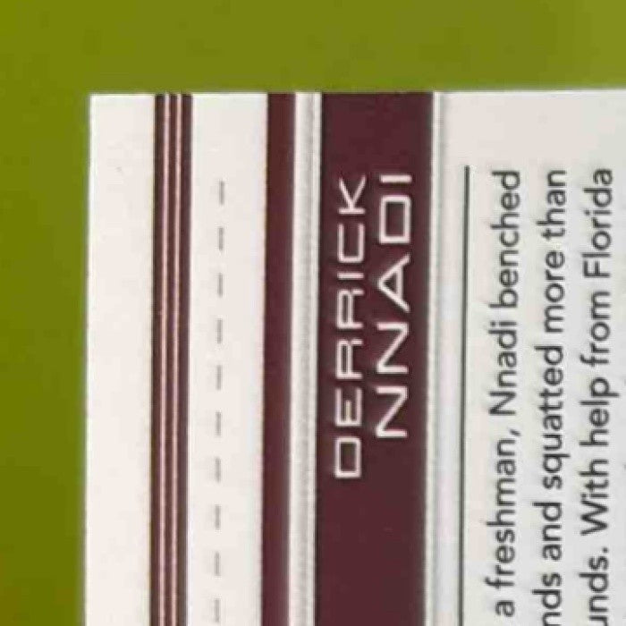 2018 Contenders Draft Picks Derrick Nnadi #217 RC Auto Florida State Seminoles - Sports Cards