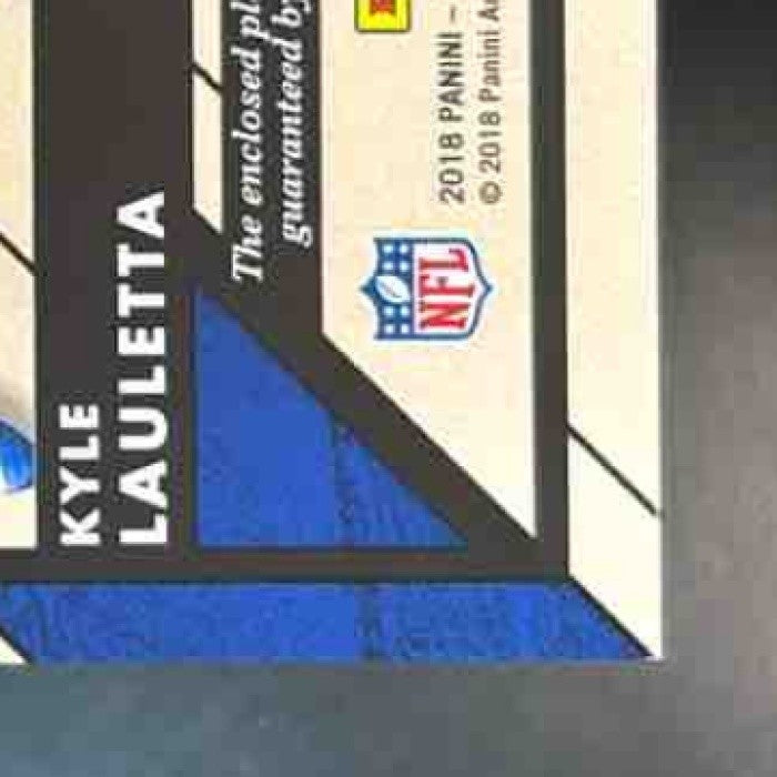 2018 Gold Standard Kyle Lauletta Saquon Barkley Newly Minted Dual Patch /199 RC - Sports Cards