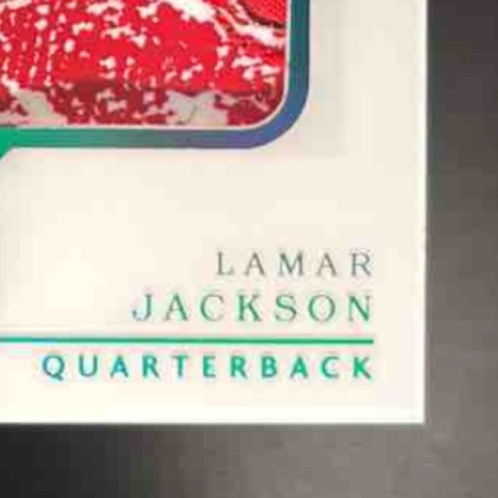 2018 Immaculate Collection Collegiate Lamar Jackson GLOVES /99 #5 RC LOUISVILLE - Sports Cards