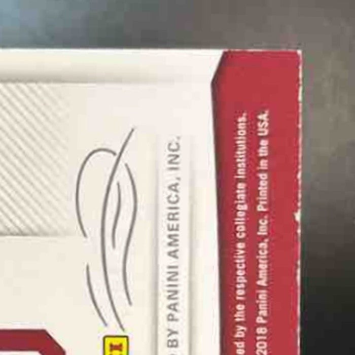 2018 National Treasures Collegiate Joe Washington Auto /99 #63 Oklahoma Sooners - Sports Cards