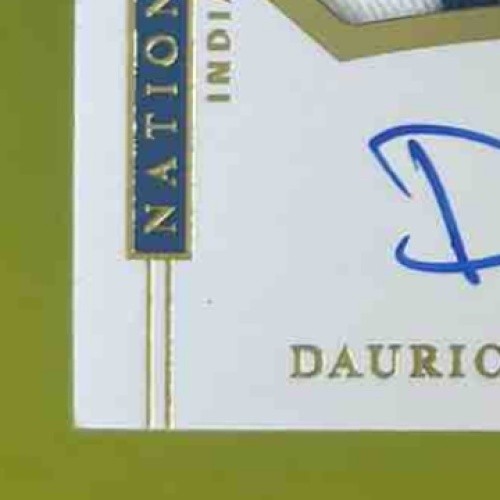 2018 National Treasures Daurice Fountain Colossal Signatures Patch /25 RC Colts - Sports Cards