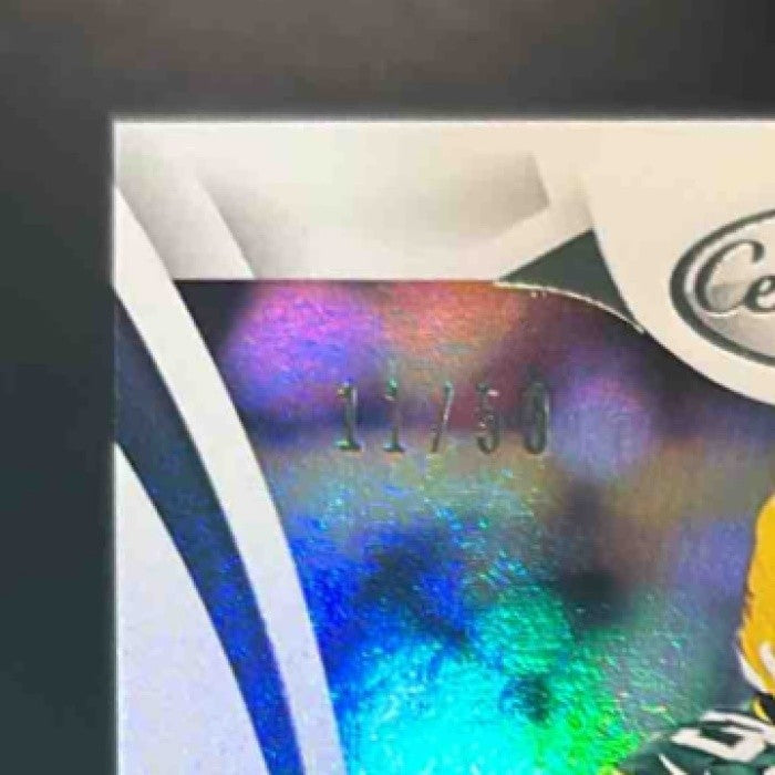 2018 Panini Certified Aaron Jones Mirror Signatures /50 Auto Green Bay Packers - Sports Cards