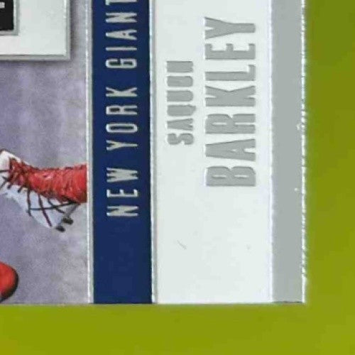 2018 Panini Contenders Saquon Barkley Sony Michel Round Numbers - Sports Cards