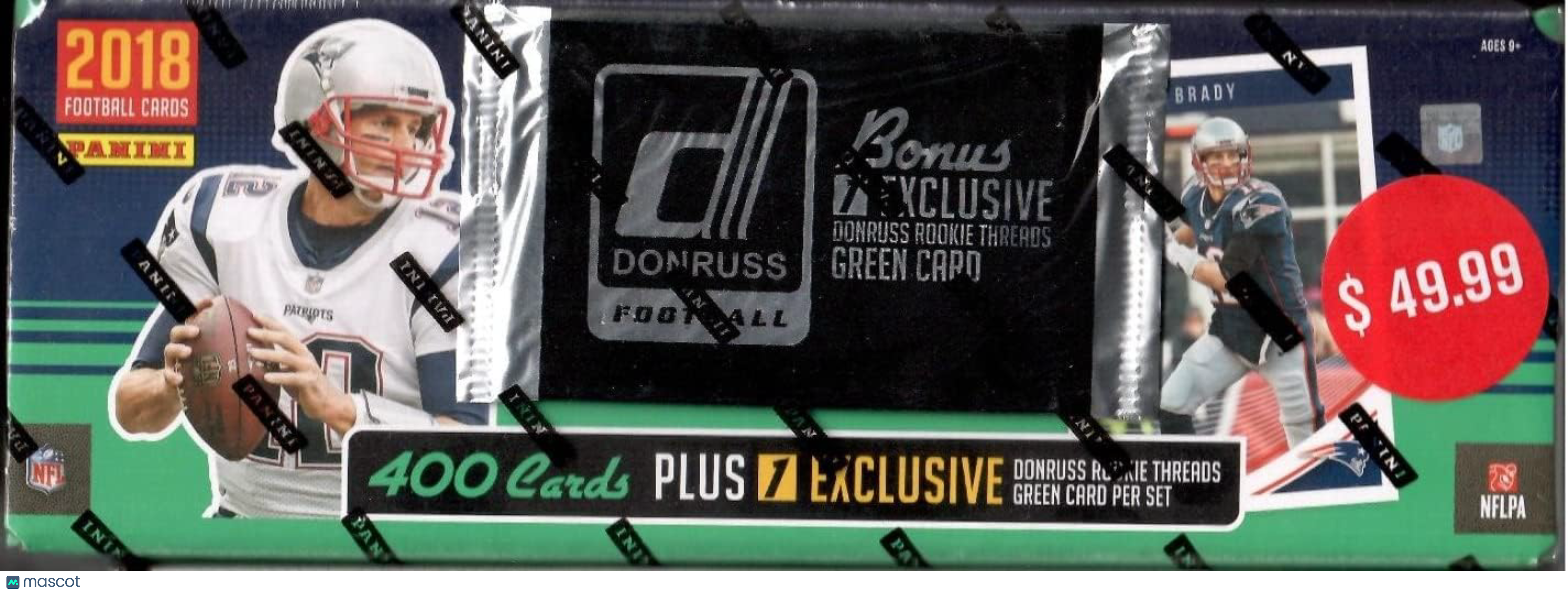 2018 PANINI DONRUSS NFL Football Trading Card Set with Rookie Threads Pack - Sealed Boxes