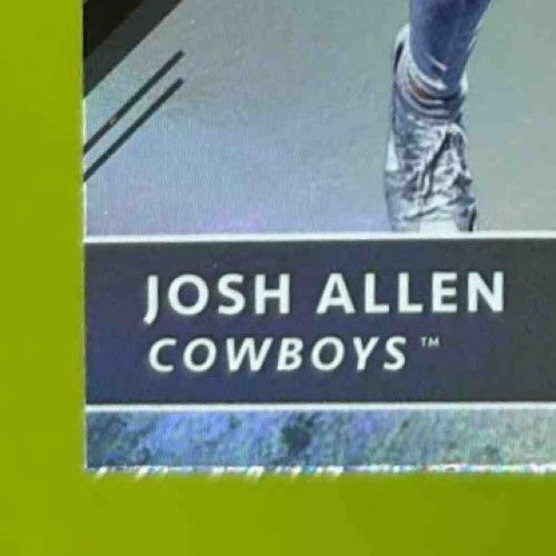 2018 Panini Elite Draft Picks Josh Allen #103 RC Buffalo Bills Wyoming Cowboys - Sports Cards