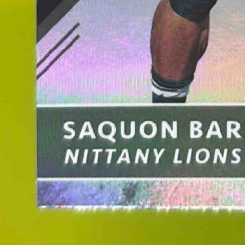 2018 Panini Elite Draft Picks Saquon Barkley 105 RC Penn State Nittany Lions BLK - Sports Cards