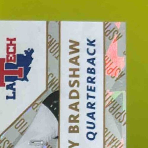 2018 Panini Elite Draft Picks Terry Bradshaw Status Die Cut Gold /10 91 Steelers - Sports Cards