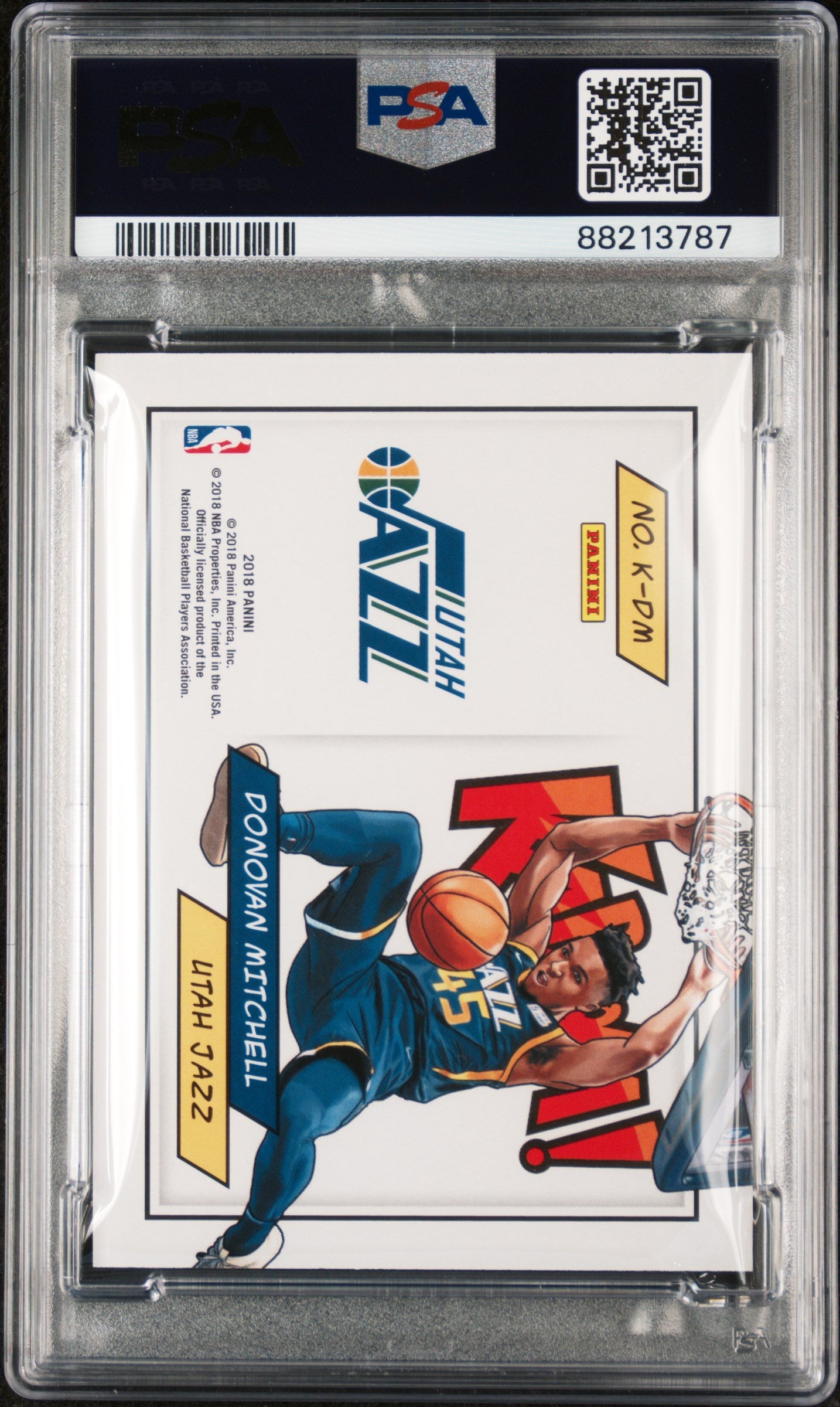 2018 Panini Kaboom! Donovan Mitchell Rookie #DM PSA 10 GEM MINT Case Hit SSP! - Graded Sports Cards