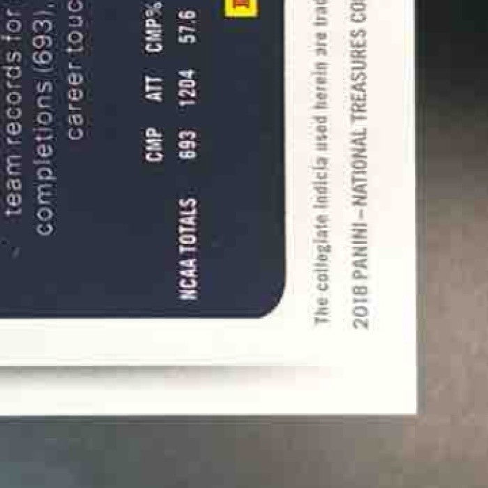 2018 Panini National Treasures Collegiate Dan Marino Century Red /25 #9 - Sports Cards