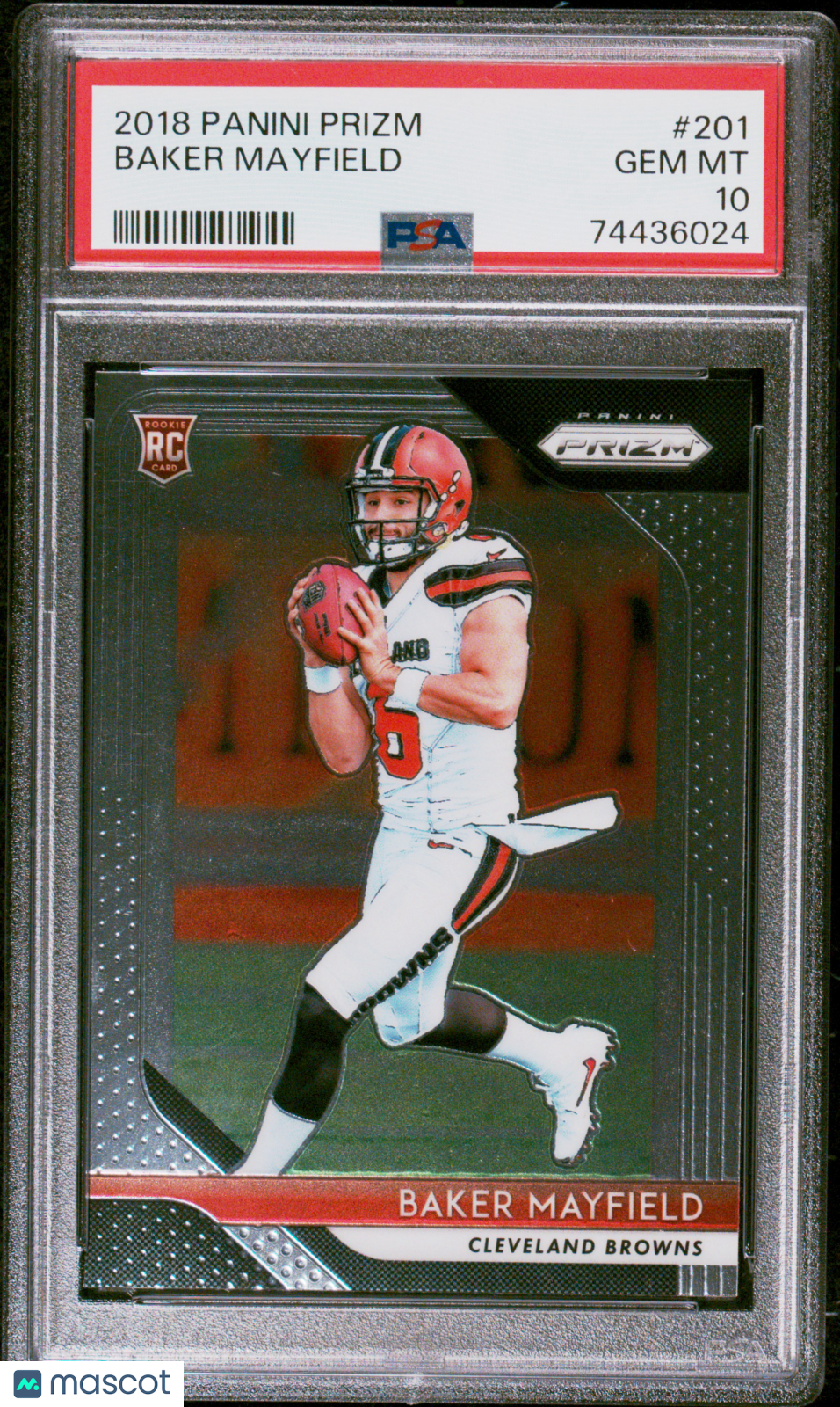 2018 Panini Prizm Baker Mayfield Rookie #201 PSA 10 Cleveland Browns - Graded Sports Cards