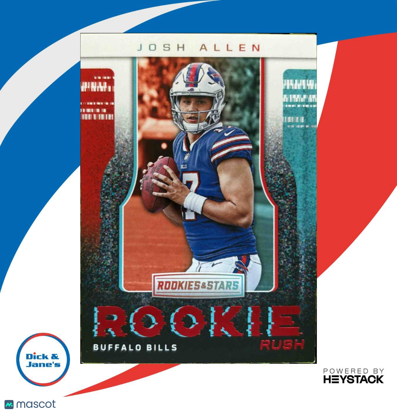 2018 Panini Rookies & Stars Josh Allen Rush #RR-5 RC Buffalo Bills - Sports Cards