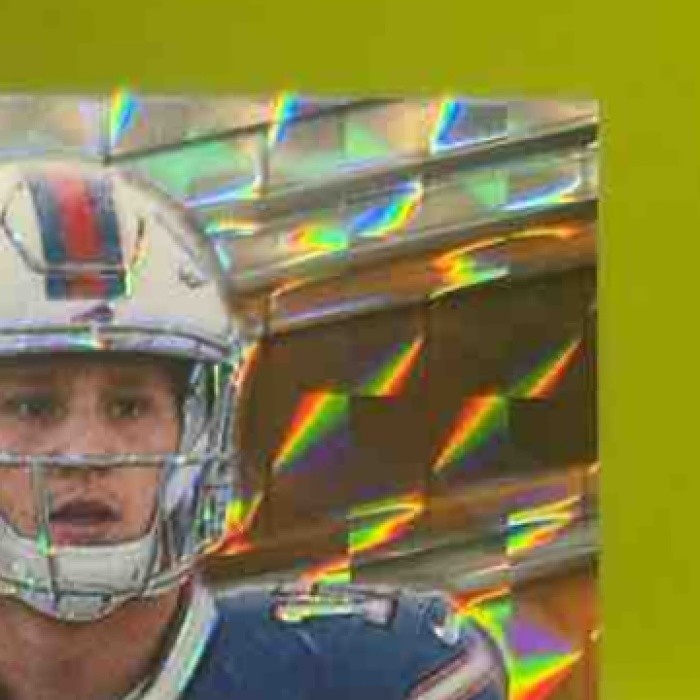 2018 Panini Spectra Josh Allen Building Blocks Orange 5/5 MEM RC Buffalo Bills - Sports Cards