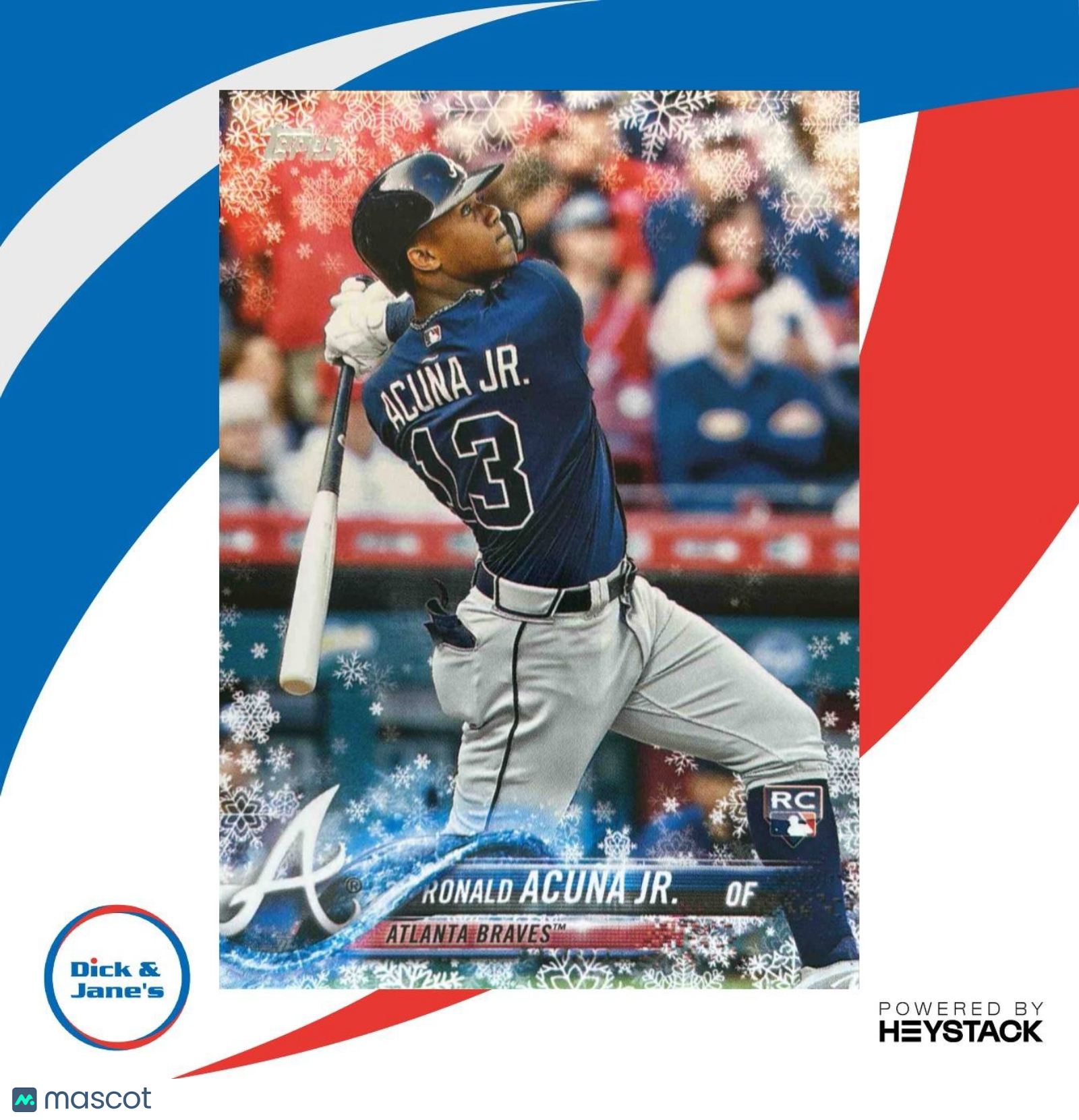 2018 Topps Holiday Ronald Acuna Jr. #HMW50 RC Atlanta