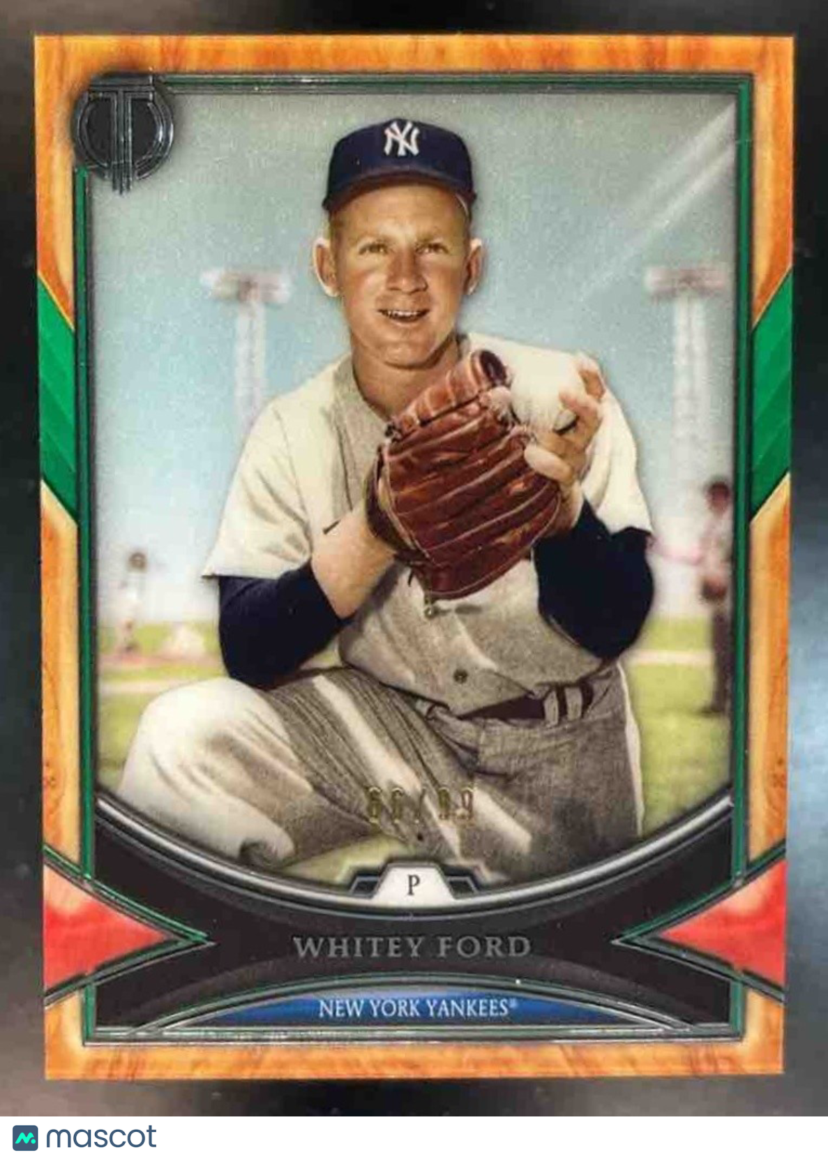 2018 Topps Tribute Whitey Ford Green /99 #49 New York Yankees - Sports Cards