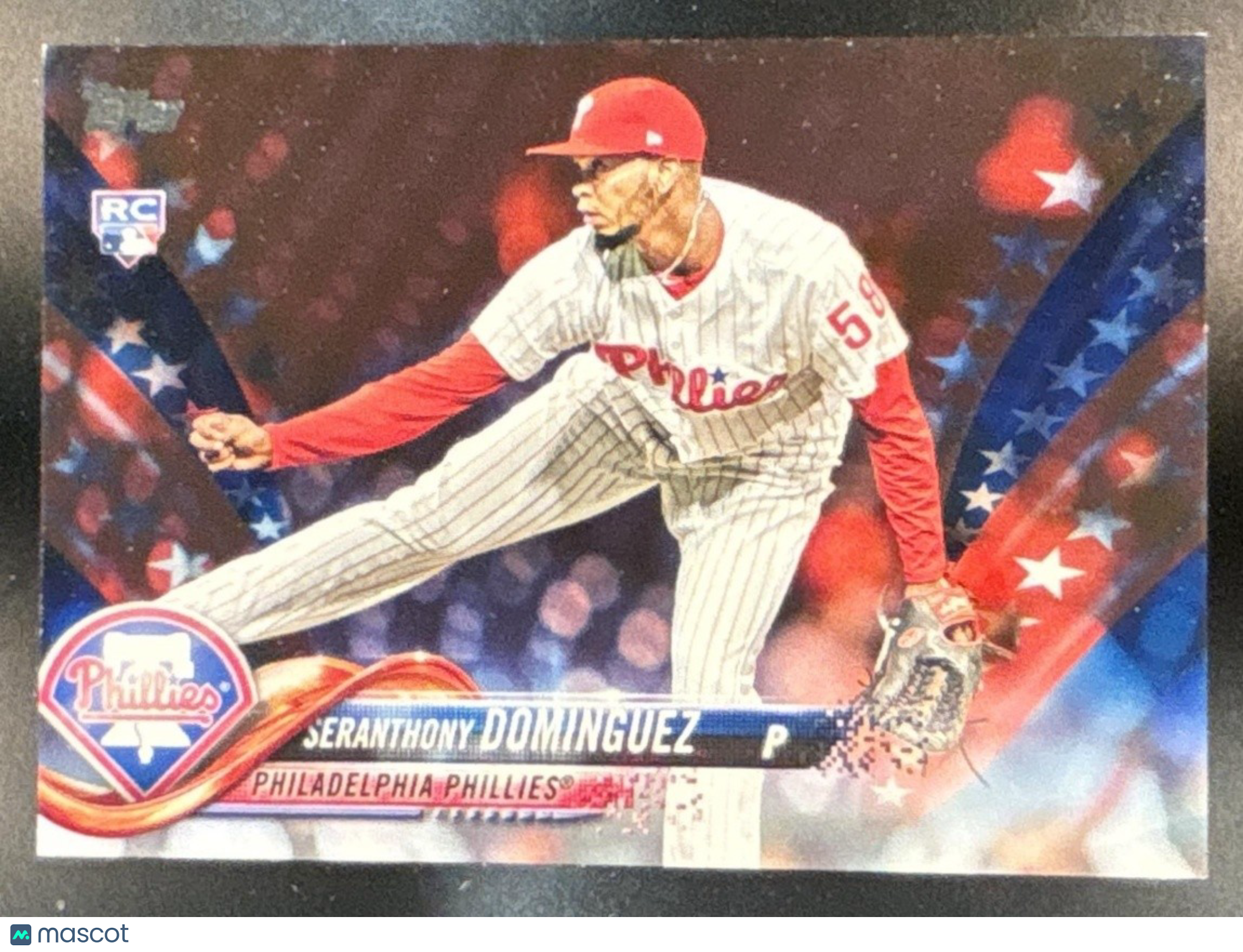 2018 Topps Update Seranthony Dominguez Independence Day /76 #US161 RC Phillies - Sports Cards