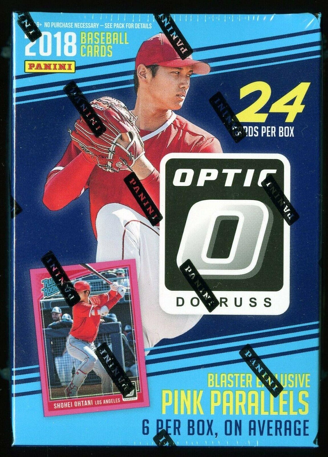 Shohei Ohtani 2022 Panini Donruss Optic Prizm Baseball Card 