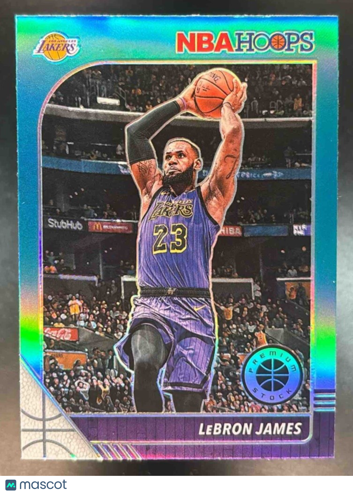 2019-20 Panini Hoops LeBron James Teal #87 Los Angeles Lakers - Sports Cards