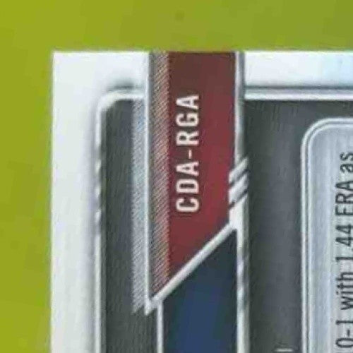 2019 Bowman Draft Ryan Garcia Chrome Pick Auto #CDA-RGA Texas Rangers - Sports Cards