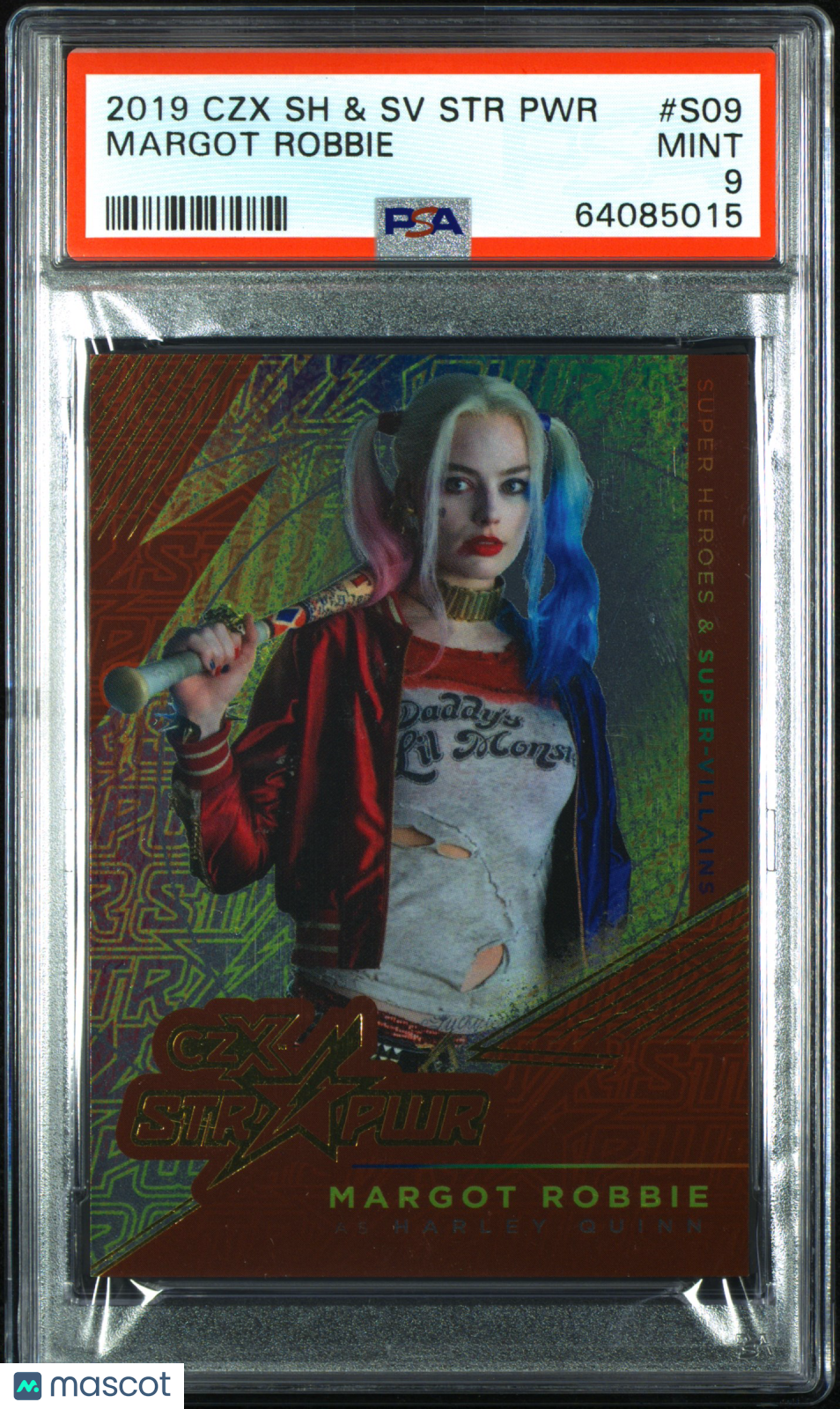 2019 Cryptozoic CZX Super Heroes & Super Villains STR PWR Margot Robbie PSA 9 - Graded Non-Sports Cards