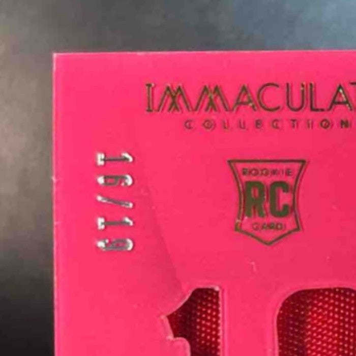 2019 Immaculate Collection Deebo Samuel Patch Auto /19 MEM RC San Francisco 49er - Sports Cards