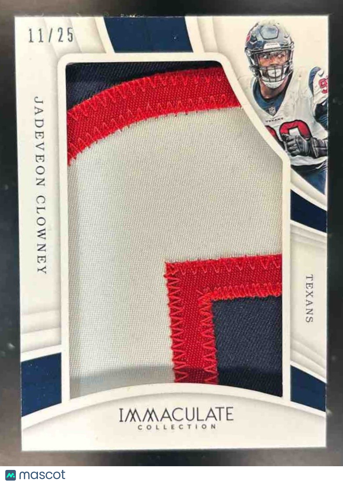 2019 Immaculate Collection Jadeveon Clowney Numbers /25 MEM Houston Texans - Sports Cards