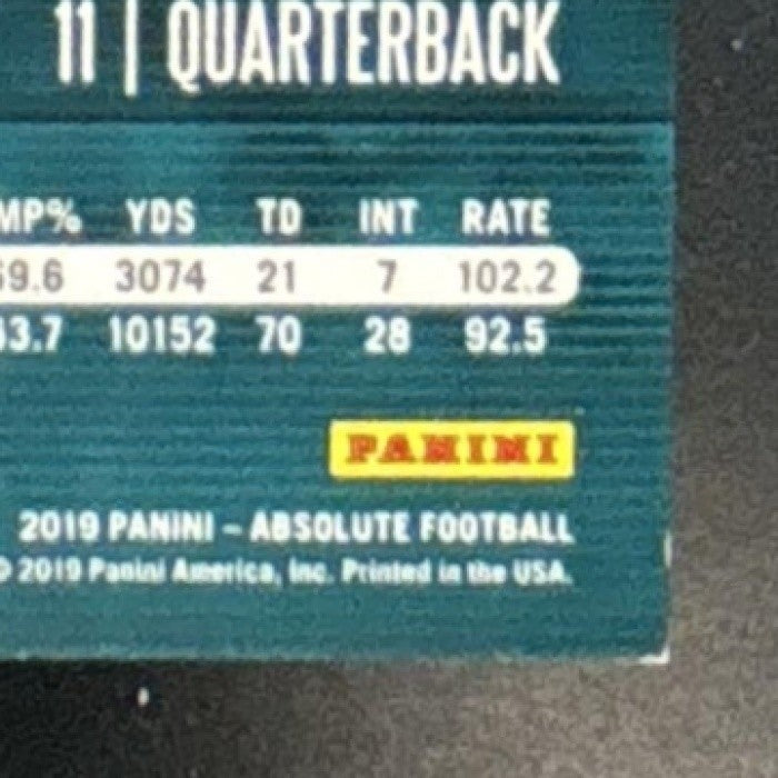 2019 Panini Absolute Carson Wentz Orange /75 #55 Philadelphia Eagles - Sports Cards