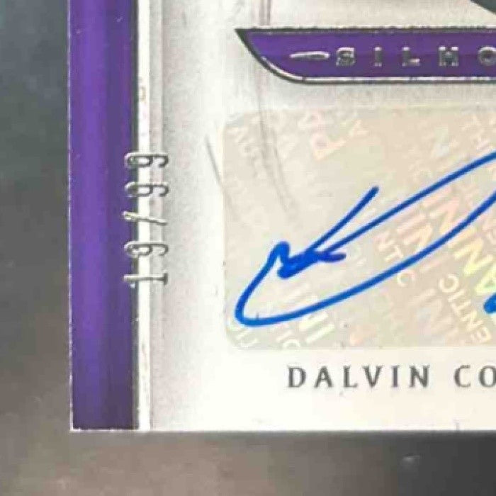 2019 Panini Chronicles Dalvin Cook Crown Royale Silhouette Auto /99 SA49 Vikings - Sports Cards