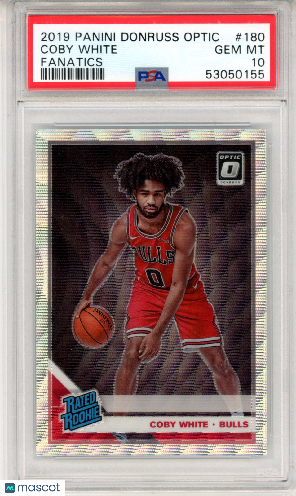 2019 Panini Donruss Optic Coby White Fanatics #180 PSA 10 - Graded Sports Cards