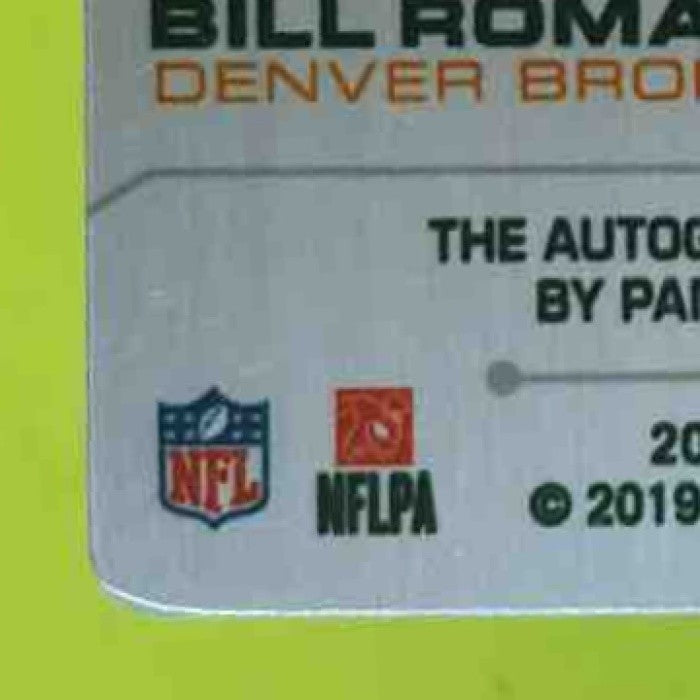 2019 Panini Elements Bill Romanowski Signatures /125 #SS-BR Auto Denver Broncos - Sports Cards