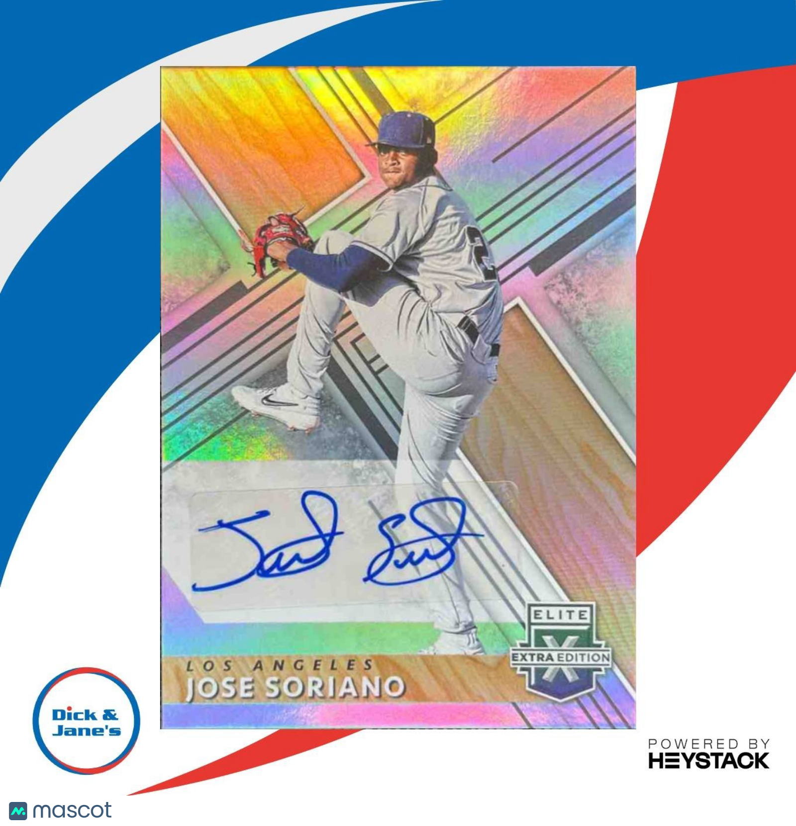 2019 Panini Elite Extra Edition Jose Soriano Auto #160 Los Angeles Angels - Sports Cards