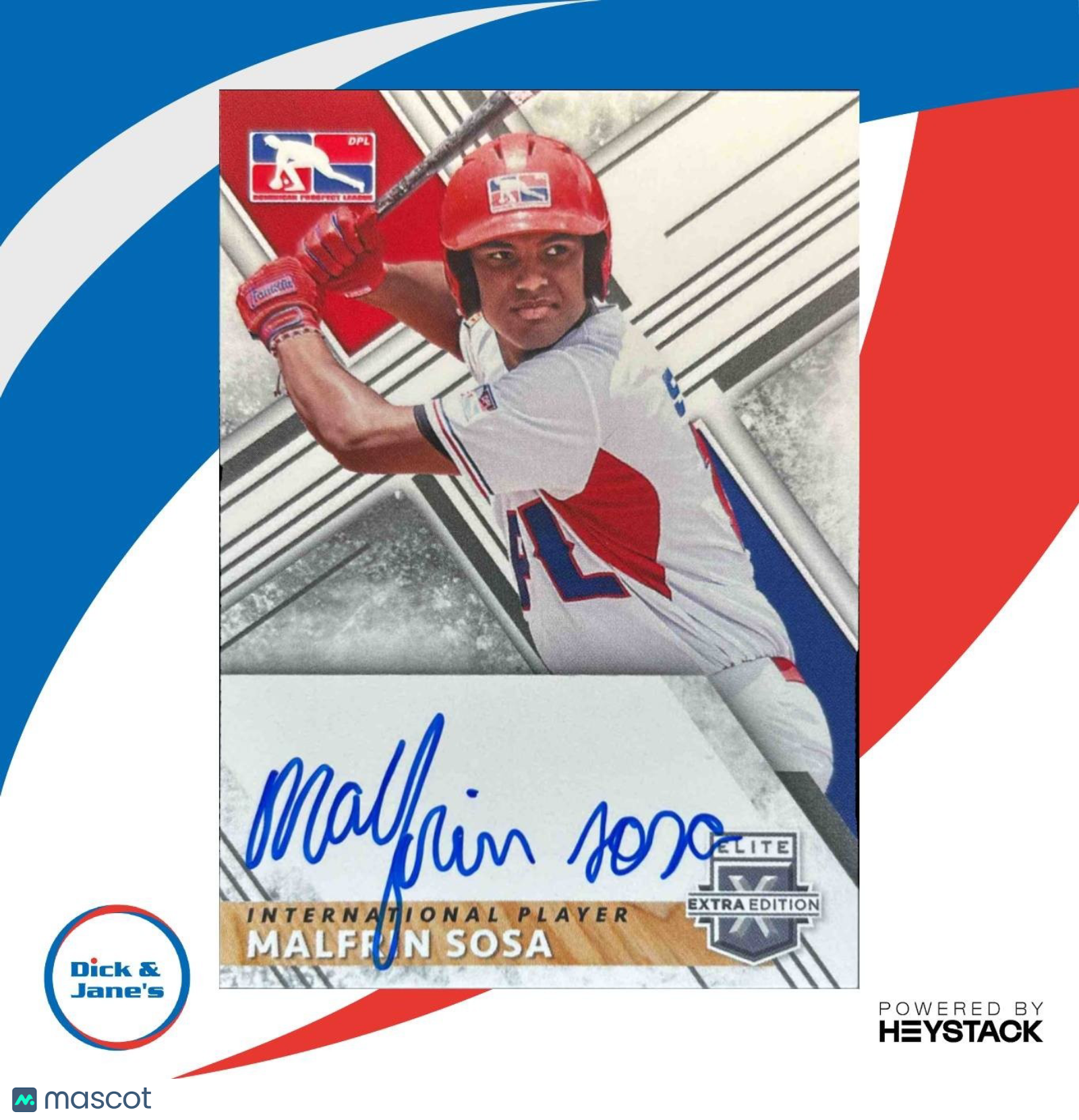 2019 Panini Elite Extra Edition Malfrin Sosa Auto #107 - Sports Cards