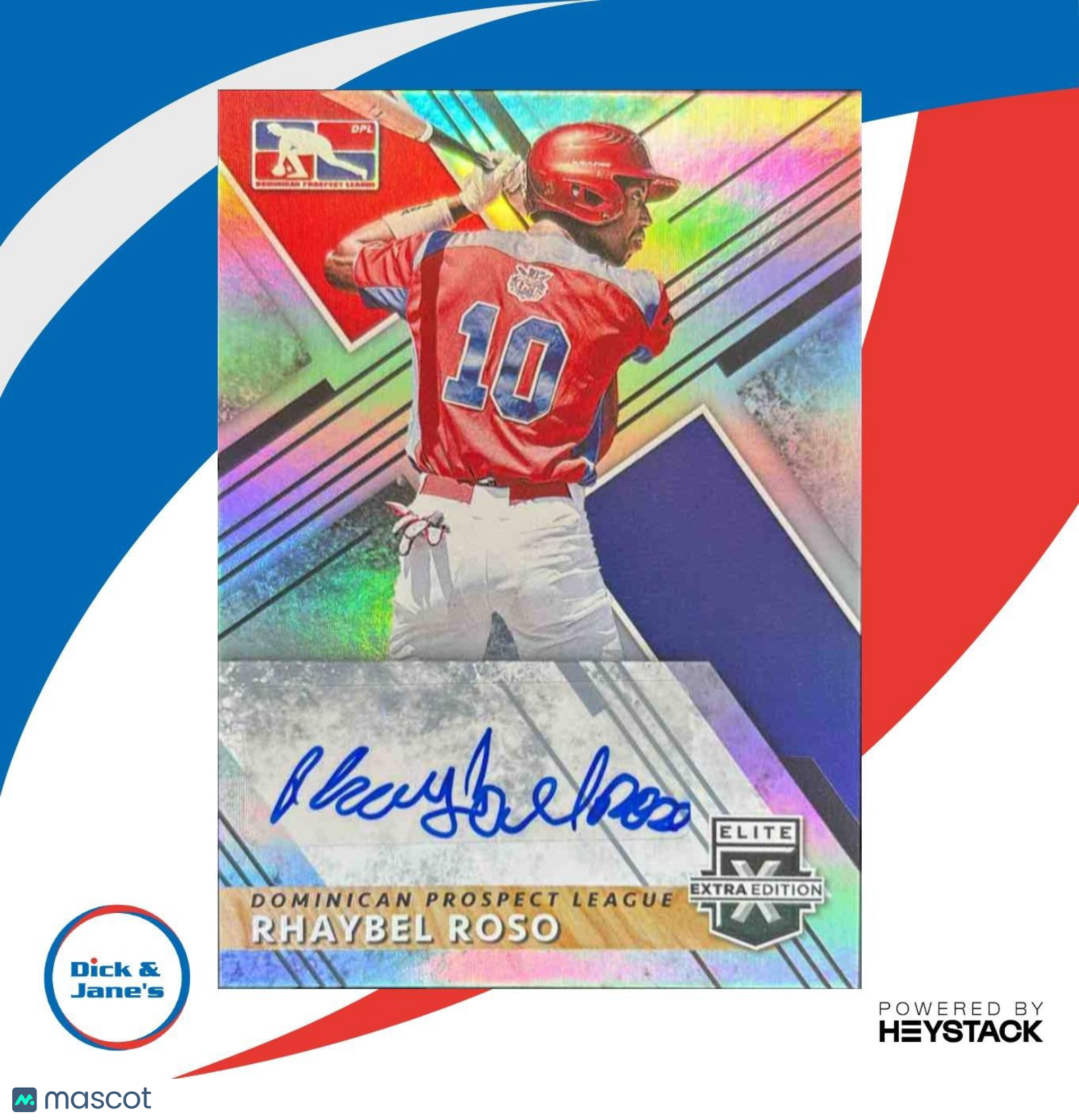 2019 Panini Elite Extra Edition Rhaybel Roso Auto #194 - Sports Cards