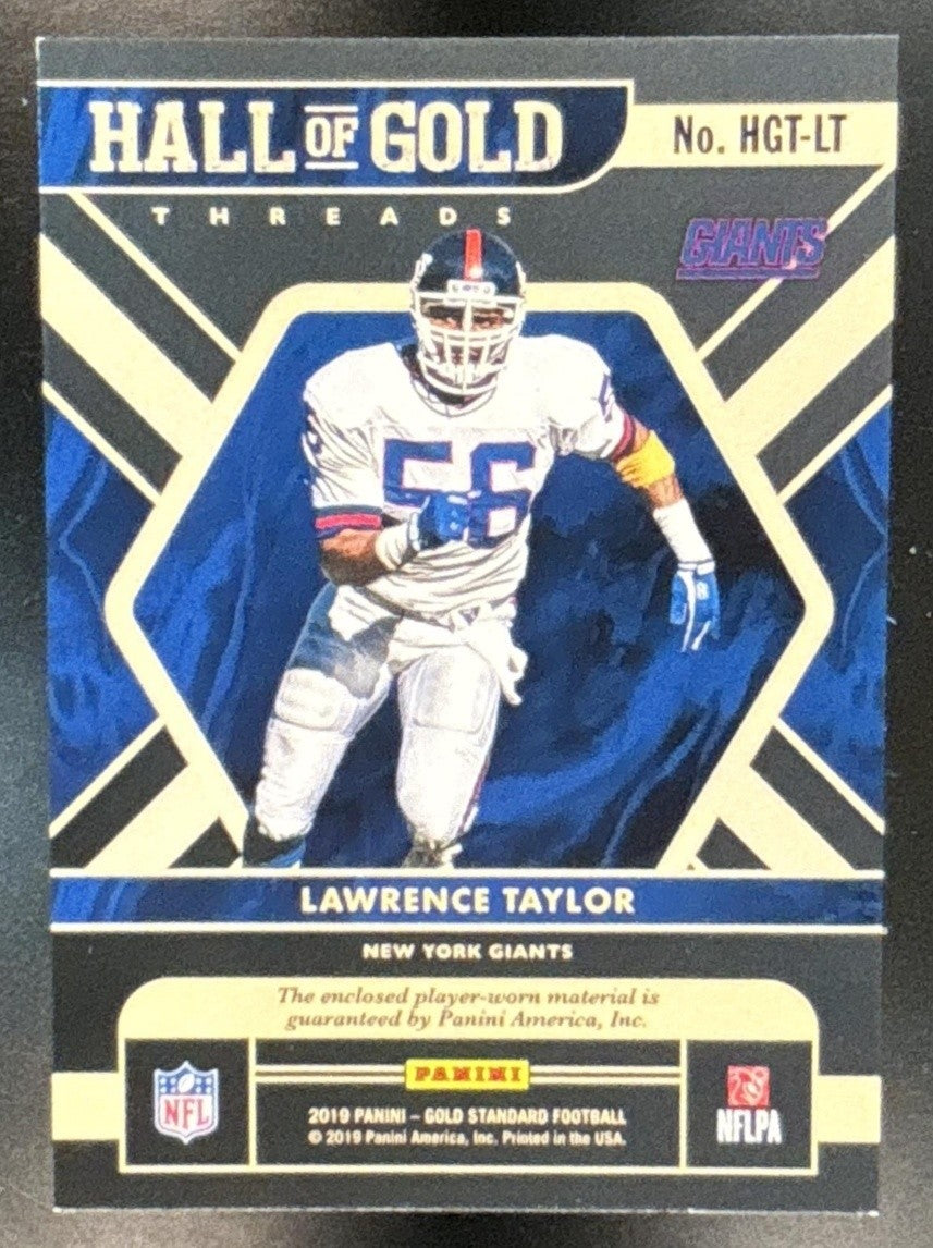 2019 Panini Gold Standard Lawrence Taylor Hall of Threads /149 New York Giants - Sports Cards