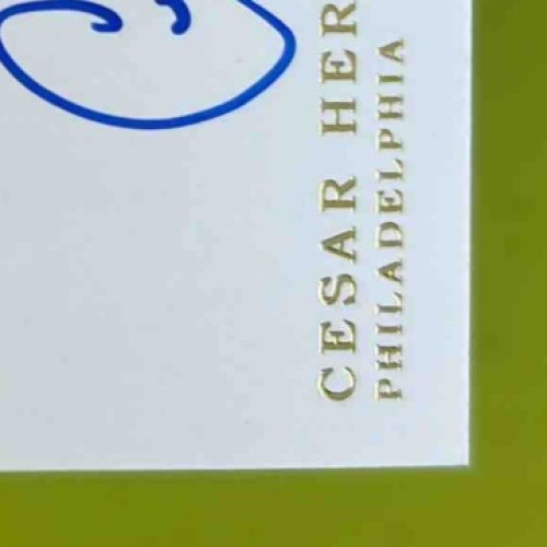 2019 Panini Immaculate Collection Cesar Hernandez Signatures /99 Phillies - Sports Cards