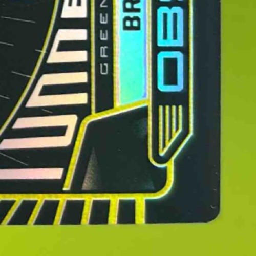 2019 Panini Obsidian Brett Favre Tunnel Vision Electric Etch Yellow 1/10 Packers - Sports Cards