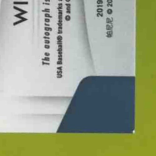 2019 Panini Prizm Draft Picks Will Wilson Auto Red/White/Blue 13/99 #26 USA - Sports Cards