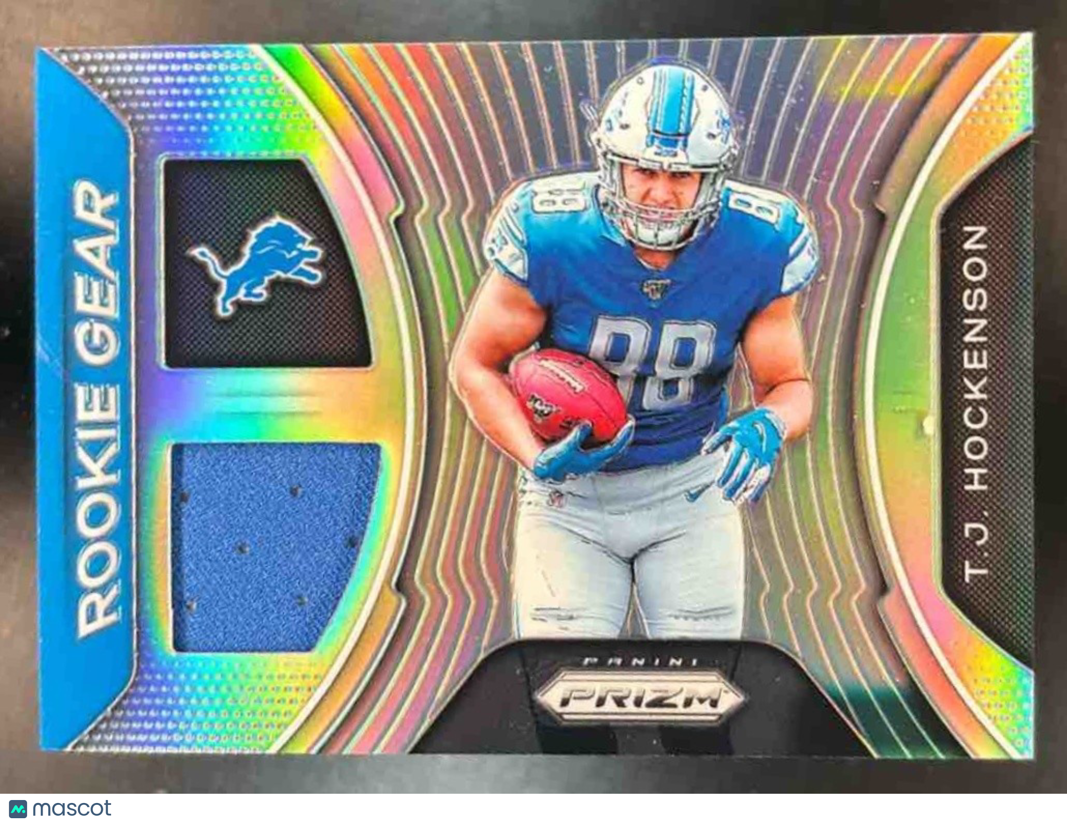 2019 Panini Prizm T.J. Hockenson Rookie Gear #RG-TH RC Detroit Lions - Sports Cards
